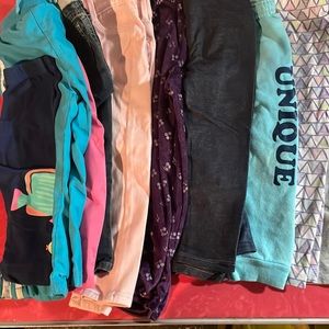 Little girl pants great condition. 12 pairs take them all for $10
